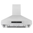 thumbnail image 3 of Ancona 36" 600 CFM Ducted Wall Mount Pyramid Range Hood in Stainless Steel , 3 of 7