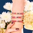 thumbnail image 2 of Pomegranate | Silver | Mermaid Glass Bead Bracelet, 2 of 4