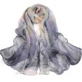 thumbnail image 1 of GFDYREE Foulards pour Femmes Légers Foulards Mode Imprimé Motif Floral Foulard Châle Étoles, 1 of 5