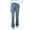 Light Blue, variant on High Waist Flared Bootcut Jeans Winter Warm Trousers Stretchy Comfort Fit Wide Leg Flare Pants For Casual Wear Jean Cargo Pants for Women Baggy Mod Mom