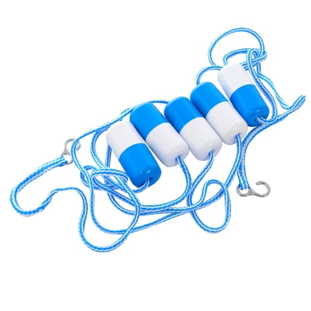 MILLIARD 18' Floating Cordon Rope (White and Blue)