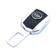 thumbnail image 2 of 2pcs Zinc Alloy Seat Belt Buckle for Car - Safety Clip for Pregnant Women & Overweight, Universal Fit, 2 of 4