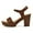 Tan Pu, variant on Soda CHIVAS ~ Women's Bold Buckles Studded Wedge Sandal