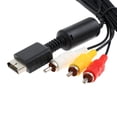 thumbnail image 4 of Cable de sonido Y Video Para / / PS1 Accesorio De Controlador Cable AV Cable Adapter / Monitor 6 Pies Yotijar AV Cable Audio Video TV RCA, 4 of 7