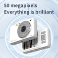 thumbnail image 4 of Compact Video Camera, 4K Digital Camera 50MP Automatic Image Stabilizer with 16x Zoo Antishakecompact Professional Camera for Teens and Young People Including Beauty Filter, 4 of 7