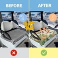 thumbnail image 5 of Aplkyhs Hummingbird Flower Golf Cart Seat Cover Lightweight Travel Sports Golf Cart Covers Fits All 2-Seat Golf Carts Comfortable Breathable Easy to Clean Machine Washable, 5 of 7