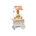 thumbnail image 2 of Melissa & Doug Chariot en Bois pour Collations et Friandises - Plus de 40 Pcs d'Aliments de Jeu, Auvent Réversible, Multicolore, 2 of 9