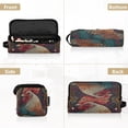 thumbnail image 2 of Hair Tools Storage with Heat Resistant Mat- The Beautiful Rooster Printed Curling Iron Travel Bag/Flat Iron Case for Women, 2 of 8