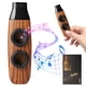 thumbnail image 3 of Flauta Kazoo Doble Agujero Acompañamiento Ukelele Guitarra Kazoo Doble Película para Principiantes para Tocar La Flauta (color Veta Madera), 3 of 9