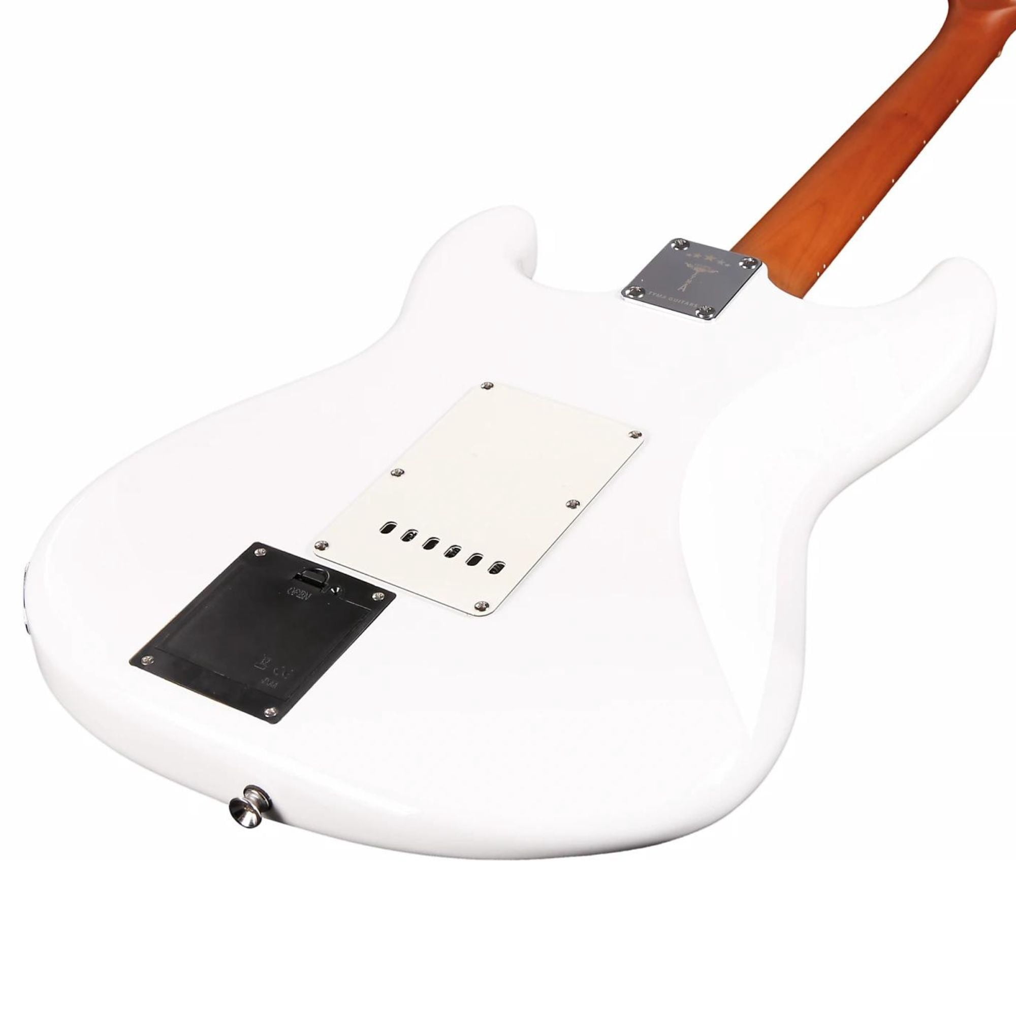 TYMA E7 Smart Guitar | The Ultimate Portable All-in-One Guitar - Snow Feather White