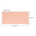 thumbnail image 2 of Uxcell 28"x14" Desk Mat Protector, PU Leather Dual Side Waterproof Mouse Pad Writing Mat for Office Home, Pink/Silver, 2 of 5