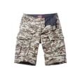 thumbnail image 1 of Pantalones cortos cargo a juego con camuflaje #3204 para hombre, color marrón claro, talla 29, 1 of 4
