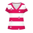 thumbnail image 6 of Sexlip Women's Top V-Neck Short Sleeve Loose Fit Comfortable Wear Daily Wear Essential Durable Quality Fashion Forward Pink L, 6 of 6