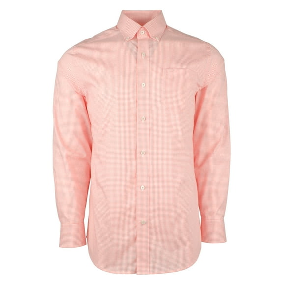 Men's Check Button Down Long Sleeve Shirt SP Small