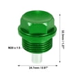 thumbnail image 5 of Unique Bargains 2 Set M20x1.5 Oil Drain Plug Magnetic Aluminum Alloy with 2 Washer for Car Motorcycle Green, 5 of 7