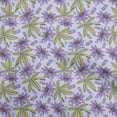thumbnail image 1 of oneOone Cotton Cambric Purple Fabric Floral Fabric For Sewing Printed Craft Fabric By The Yard 42 Inch Wide, 1 of 5