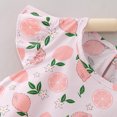 thumbnail image 5 of Kids Children Girls Summer Flying Sleeve Flower Prints Princess Dress Fashion Cute Size 5-6T, 5 of 7