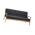 thumbnail image 1 of Sillón, sofá, sillón, muebles de decoración de diseño sencillo para el hogar, sofá de diseño vintage para adultos para apartamento, villa, recepción gris oscuro, 1 of 8