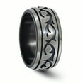 thumbnail image 5 of Edward Mirell Black Titanium Brushed 10mm Band, 5 of 7