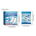 thumbnail image 3 of Meggemo Sock Cleaning Tablets Laundry Detergent Pods Stain Remover Deodorizer For Socks Underwear, 3 of 7