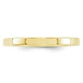 thumbnail image 3 of Solid 10k Yellow Gold 2.5mm Flat Comfort Fit Plain Classic Wedding Band Ring Size 9.5, 3 of 5