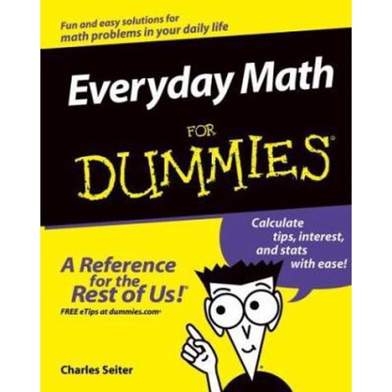 Pre-Owned Everyday Math For Dummies (Paperback) 1568842481 9781568842486