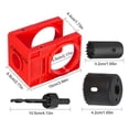 thumbnail image 3 of Door Lock Installation Kit Hole Saw Set For Door Knob Lock Carbon Steel Hand Tools With Guide Template Door Hole Drilling Tool for Wood Doors, 3 of 5