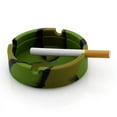 thumbnail image 4 of Household Tool Parts Tobacco Products Round Camouflage Fluorescent White Anti-fall Smoke Cup Silicone Ashtray Anti-hot Anti-fal, 4 of 5