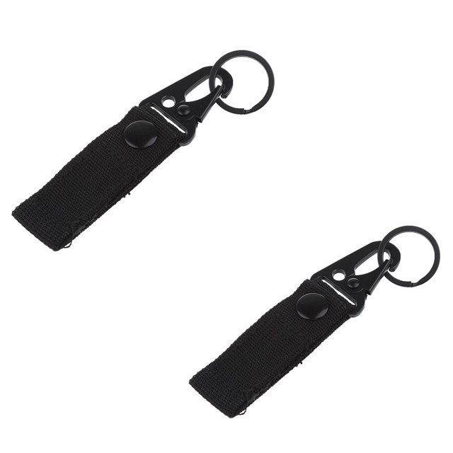 2pcs Nylon Clip Cinturón Llave Gancho Hebilla Correa Mosquetón