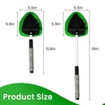 thumbnail image 6 of STORGENER Windshield Cleaner Tool, Extendable Handle Car Interior & Exterior Window Cleaning Tool with 4 Reusable Microfiber Pads, Auto Glass Wiper Brush Kit for Cars, Green, 6 of 7