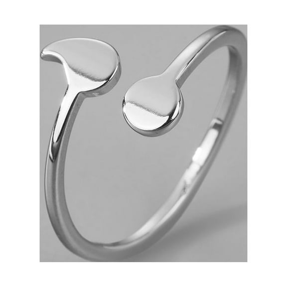 Dot & Comma Ring Mini Dot Stainless Steel Ring Semicolon Minimalist Jewelry