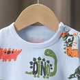 thumbnail image 5 of Zshosam Boys' Tops, Tees & Shirts Toddler Baby Boy Clothes Boy Printed Short Sleeve T-Shirt Tops Tee Kids Summer Clothes Size 8 12 Months,(Sky Blue 8-12 Months), 5 of 8