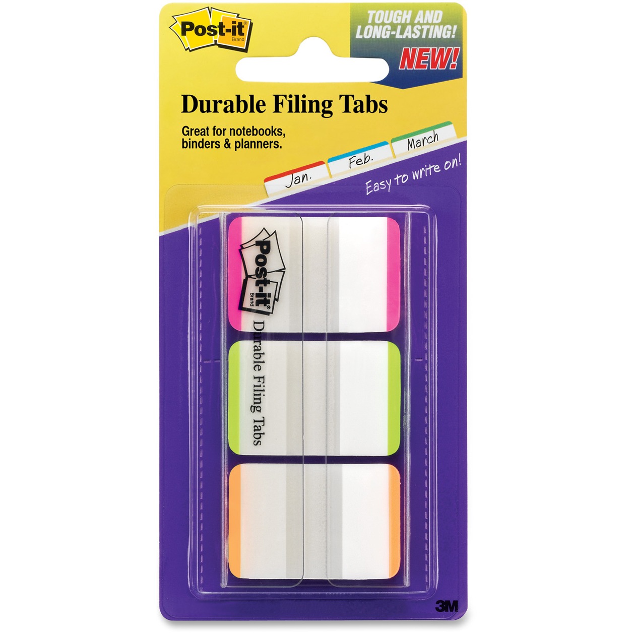 Durable 1" Filing Tabs