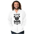 thumbnail image 1 of Only My Dog Understands Me Pet Lover Zip Up Hoodie Men's Women's Brisco Brands X, 1 of 6