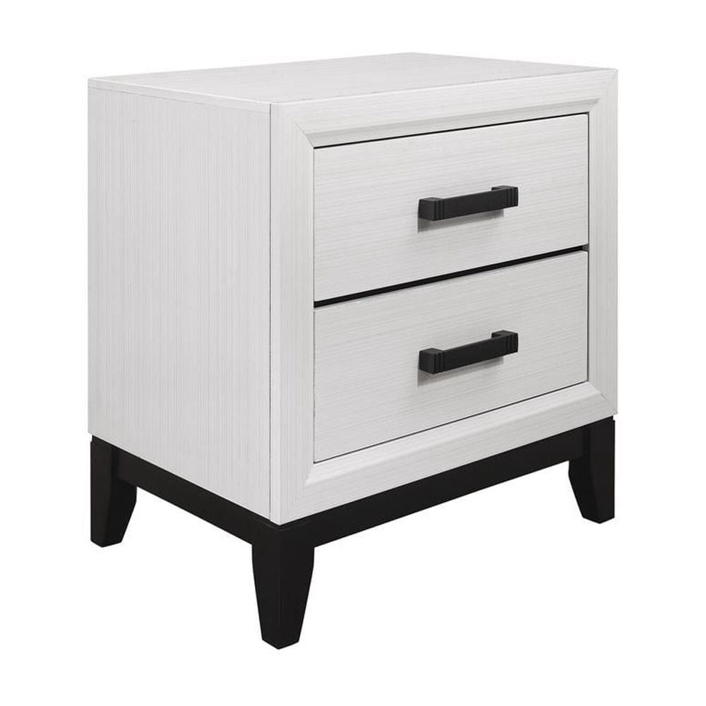 Global Furniture USA Kate White Nightstand, 1 Pack
