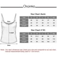 thumbnail image 2 of Precio reducidoCharmoCharmo Camisola de algodón para mujer, sujetador con plataforma, camiseta sin mangas, camisetas interiores elásticas, paquete de 2 L, 2 of 5