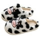 thumbnail image 5 of Lindas pantuflas algodón vaca dibujos animados pantuflas felpa cálidas antideslizantes para interiores invierno (blanco 40-41) [adecuadas para pies 39-40], 5 of 9