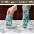 thumbnail image 6 of 2 Pcs Pioneer Flower Floral Print Pattern Kitchen Towels, Funny Microfiber Dish Towel Set, 18" X 26" Tea Towels, 6 of 6