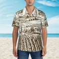 thumbnail image 4 of Haiem Vineyard Landscape 1 Printed Hawaiian Shirt for Men - Men’s Casual Beach Summer Shirts - Stretch Fabric with Modern Fit-XX-Large, 4 of 9