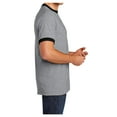 thumbnail image 2 of Mafoose Men Ringer Tee Male T-Shirts Athletic Heather/ Jet Black S, 2 of 6