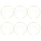 thumbnail image 1 of GOOHOCHY Bandas de cabeza de cabeza decorativa de diadro de halo de 6 piezas Bandas para el cabello para el cabello de metal., 1 of 7