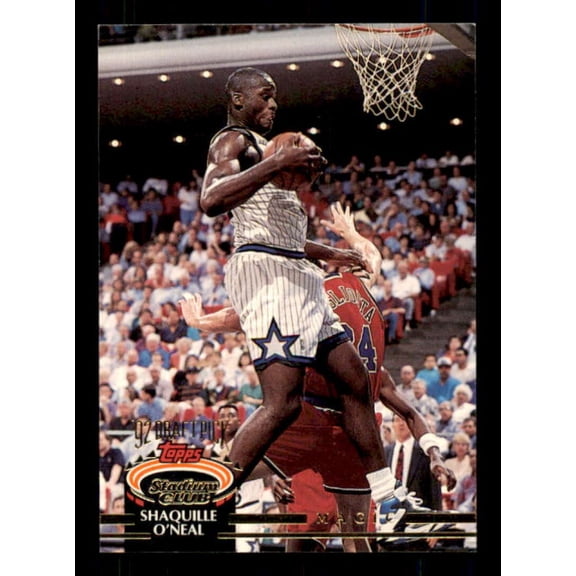 Collectible Shaquille O'Neal Rookie Card 1992-93 Stadium Club #247