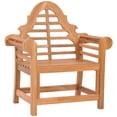 thumbnail image 4 of Teak Wood Lutyens Outdoor Patio Dining Arm Chair, A-Grade Teak Wood, 4 of 5