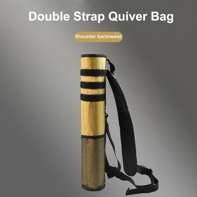 LJNYFDC Sac Léger Archery Quiver Dos et Hanche Double Usage Grande Capacité Sangle Réglable Matériau Oxford Cible Recurve Extérieure Pratique
