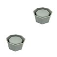 thumbnail image 3 of Yuarrent Molde de silicona para maceta, herramientas de fundición para manualidades geométricas suculentas, molde Manual para portavelas, Tipo 2 2piezas, 3 of 6