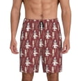 thumbnail image 1 of Fotbe Autumn Scarecrow Harvest Joy Pantalones Cortos de Pijama para Hombre, Ropa de Dormir, Pantalones de Pijama Cortos para Hombre-Small, 1 of 6