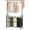4 Colors, variant on PETGLE Laundry Hamper with Hanging Rack, Laundry Sorter 4 Sections, 4 Basket Butler with Lockable Wheels and Removable Bag, Rolling Laundry Cart for Bedroom, Beige