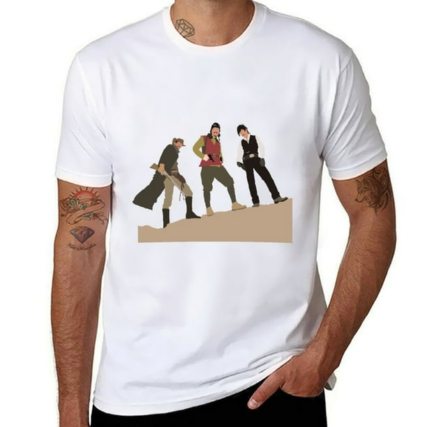 Camisetas con gráficos de "El Bueno, el Malo y el Extraño", ropa vintage negra, ropa para hombres de pesos pesados.
