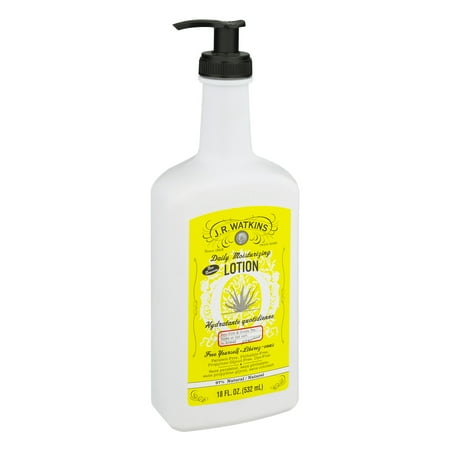 Light Aloe Cotton - J.R. Watkins Daily Moisturizing Lotion, Aloe & Green Tea, 18 Oz