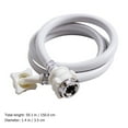 thumbnail image 3 of MasteelfCA 1.5m Washer Water Supply Hose Replacement PVC Explosion-proof Water Inlet Hose, 3 of 7